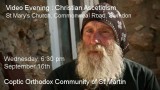 Orthodox Video Evening in Swindon – Wednesday, 16th September