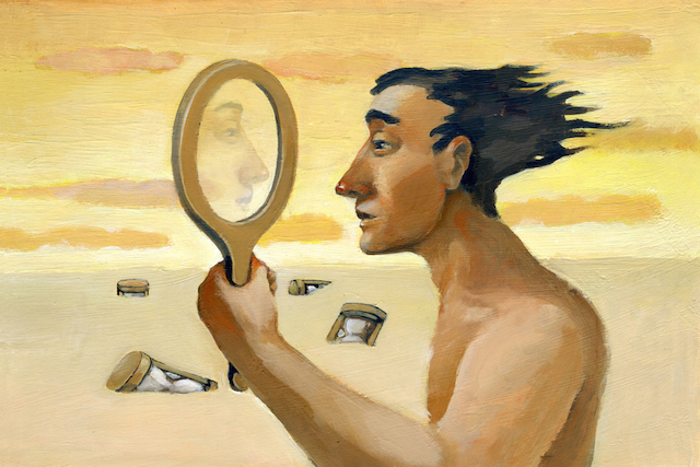 Man-Looking-in-Mirror